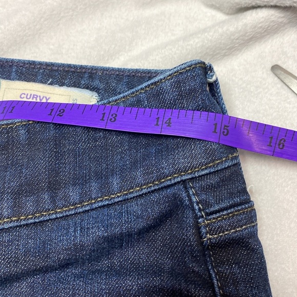 Gap Curvy 54023 G blue jeans size 6R - Picture 4 of 10